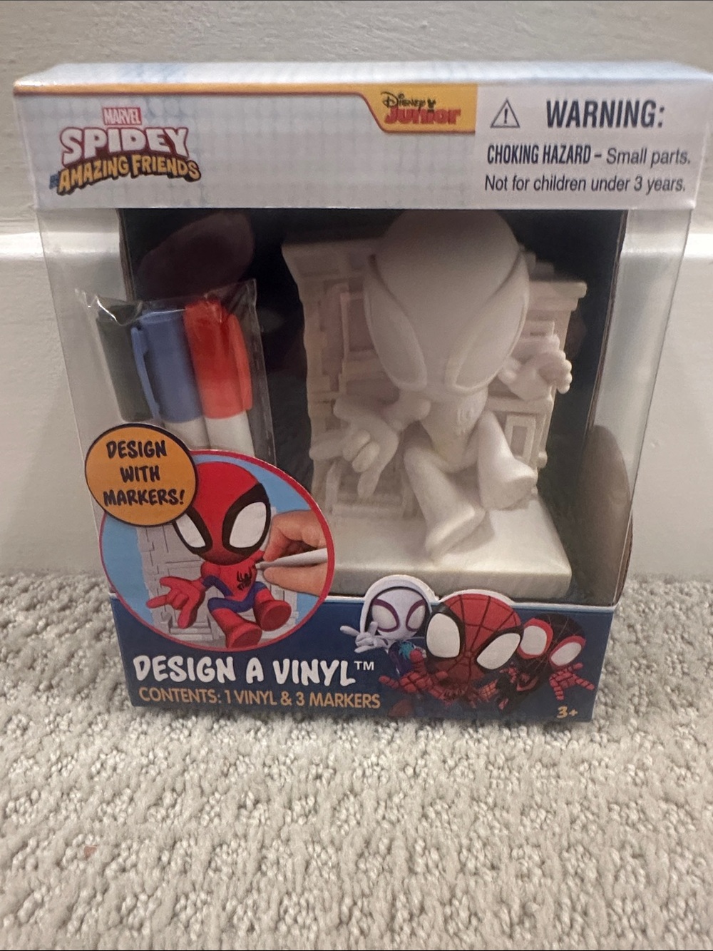 White Design-A-Vinyl Kit - Spidey Figurine